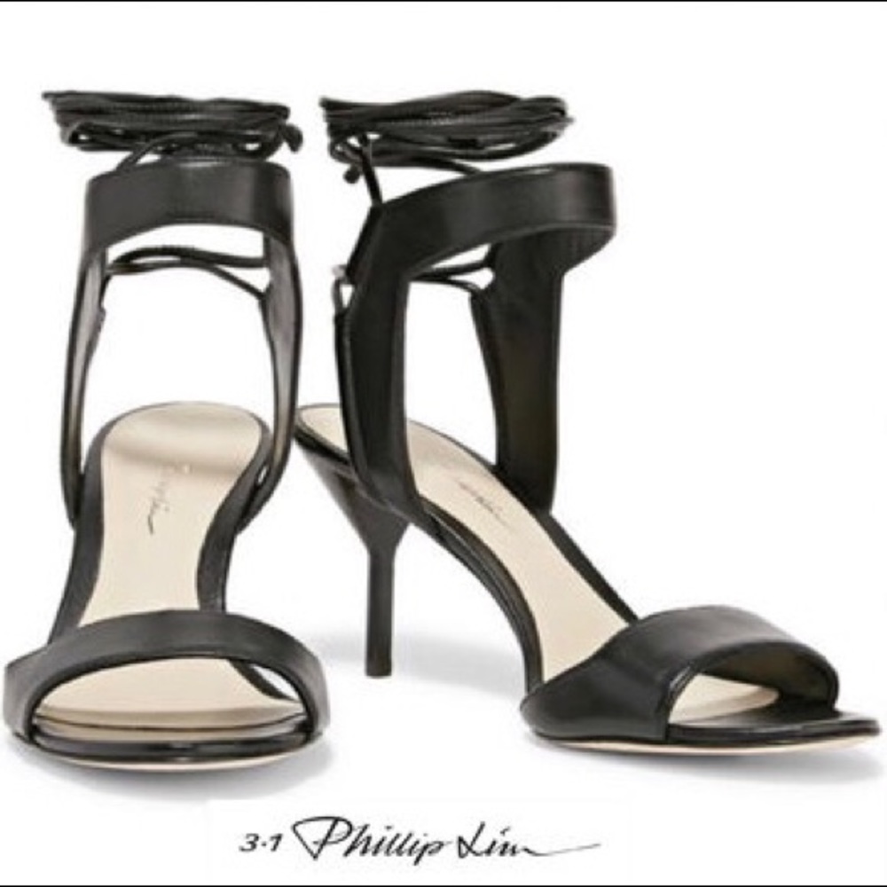 3.1 Phillip Lim leather sandals wrap straps SOLD
